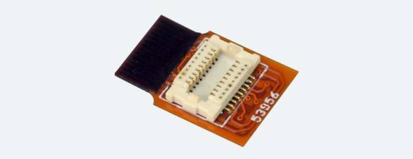 ESU 53956 - Adapterplatine, 18-pol Next-18 Buchse auf RNC-114 MTC14, Flex